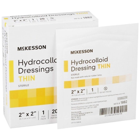 Mckesson Hydrocolloid Dressing, 2 x 2 Inch, 400PK 1882